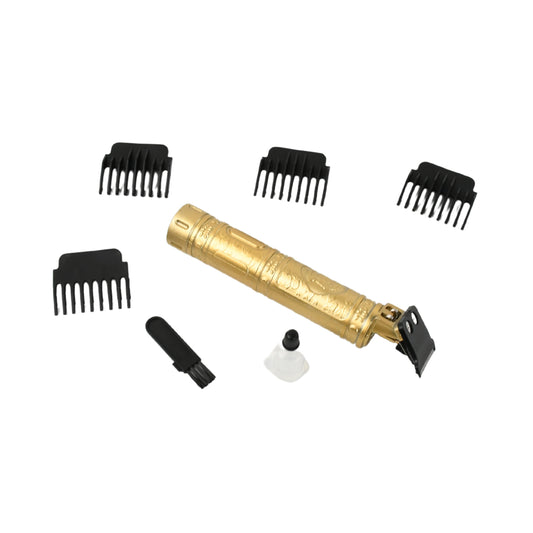 12839 Plastic Body Hair Trimmer For Men Hairstyle Trimmer Professional Hair Clipper Electric Shaving Machine Dry Shaving For Men - Hair Shaving And Trimming Beard With 4 Adjustable Blade Clipper Oil Cleaning Brush